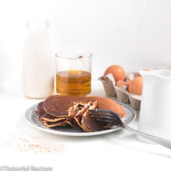 Cream Cheese Oatmeal Pancakes