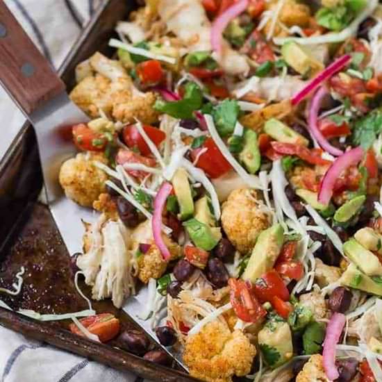 The BEST Cauliflower Nachos