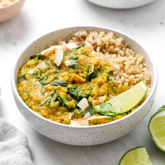 Instant Pot Red Lentil Curry