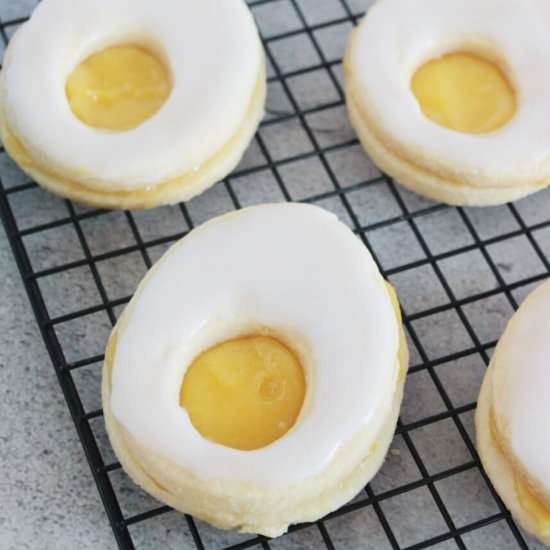 LEMON EASTER-EGG COOKIES