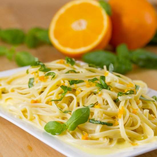 Orange Basil Cream Sauce