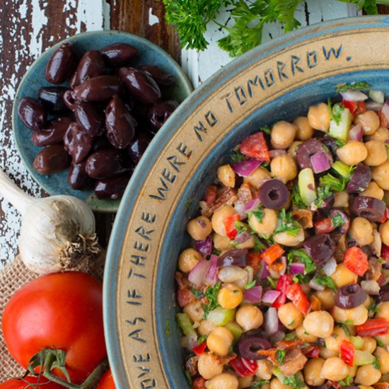 Greek Chickpea Salad