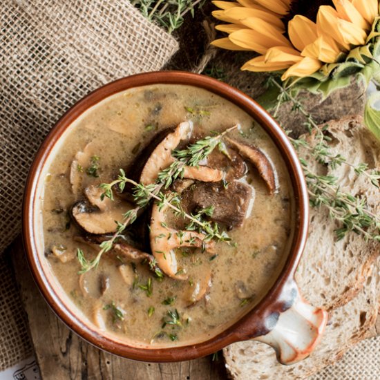 Homemade Mushroom Soup