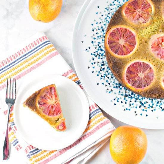 Blood Orange Olive Oil Cake