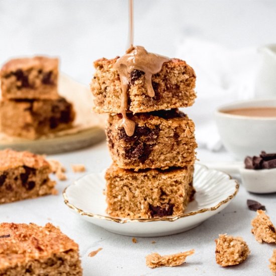 Chocolate Chunk Coconut Blondies