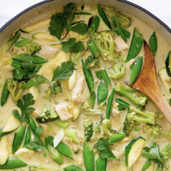 Chicken Coconut Green Curry