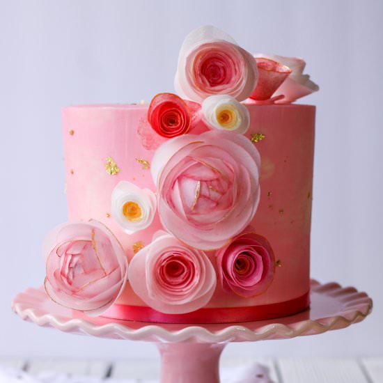 Rose and Cardamom Cake