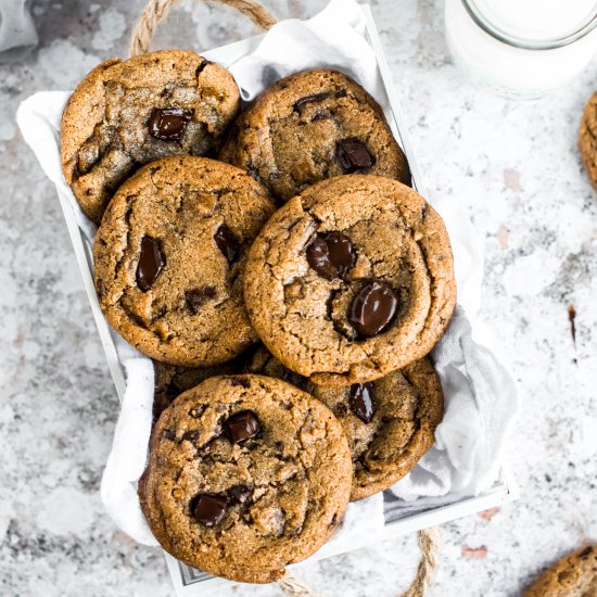 BROWN BUTTER TOFFEE CC COOKIES