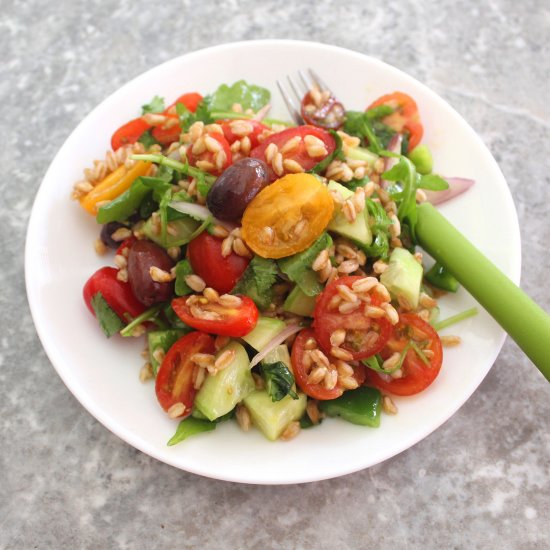 Mediterranean Farro Salad