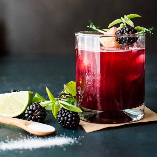 Blackberry Bourbon Smash