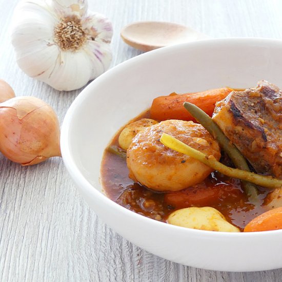 Navarin-style lamb