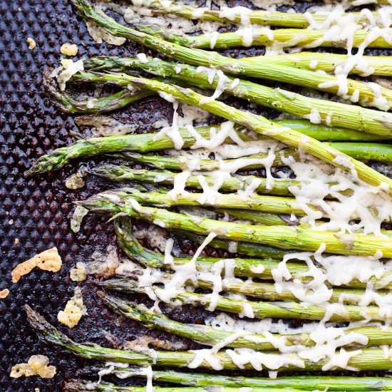 Asiago Roasted Asparagus