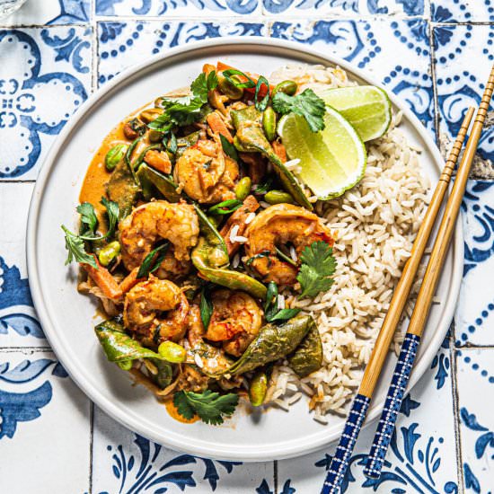 THAI SHRIMP COCONUT CURRY