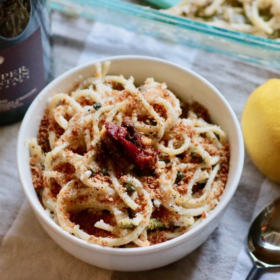 Aglio e Olio with Asparagus & Lemon