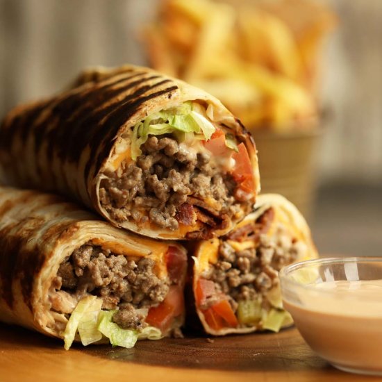 Cheeseburger Wraps