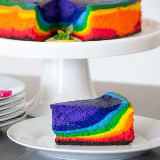 Rainbow Cheesecake