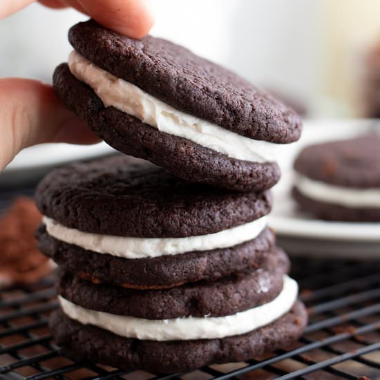 Homemade Vegan Oreos