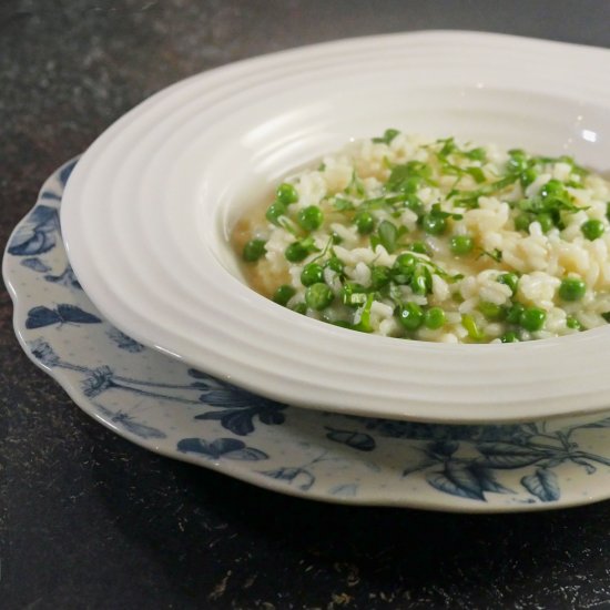 Pea and Parmesan Risotto