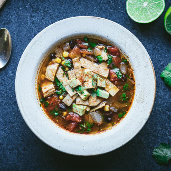 Easy Chicken Tortilla Soup