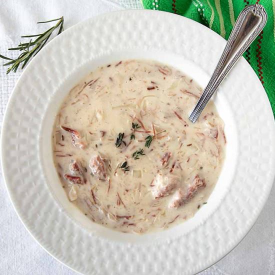 Low Carb Reuben Soup