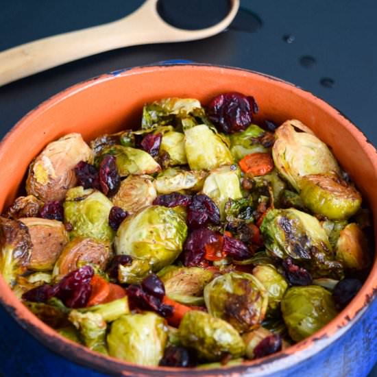 Balsamic Roasted Brussels Sprouts