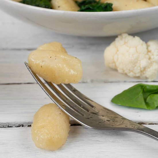 Vegan Cauliflower Gnocchi