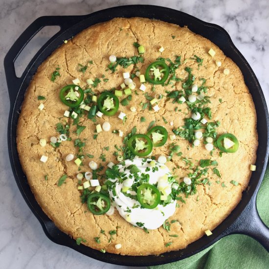 Skillet Chicken Chili Pie