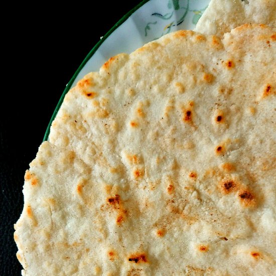 Homemade Gluten Free Flour Tortilla