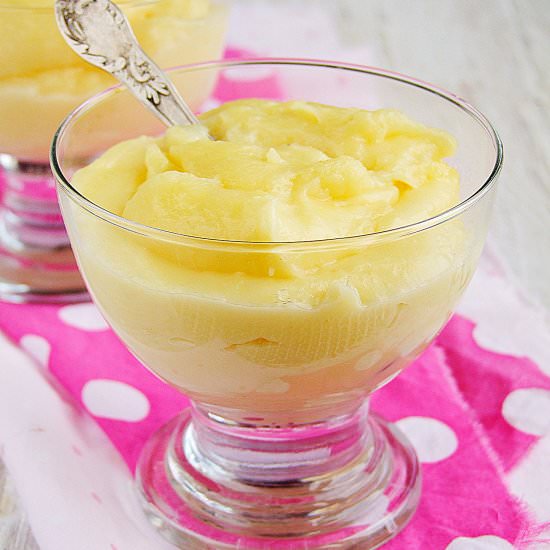 homemade cream pudding