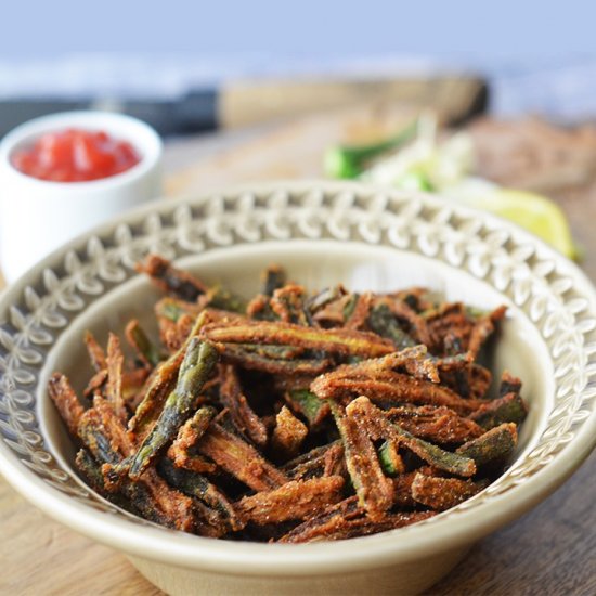 Simple kurkuri Bhindi recipe