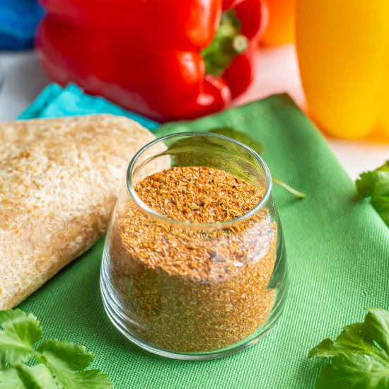 Homemade fajita seasoning