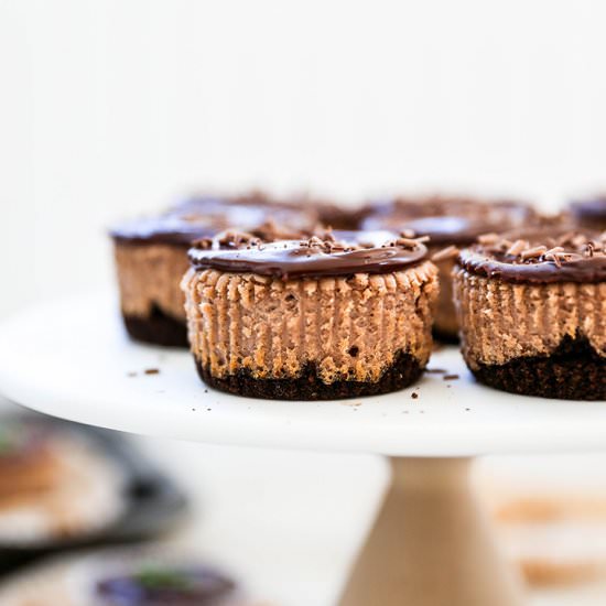 Irish Cream Mini Cheesecakes