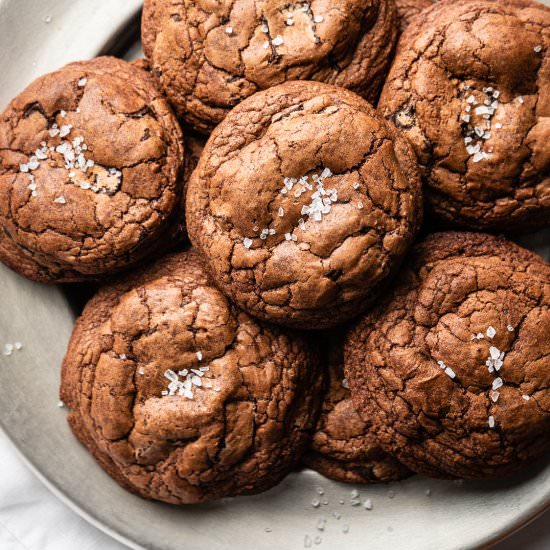 Salted Chocolate Chunk Cookies