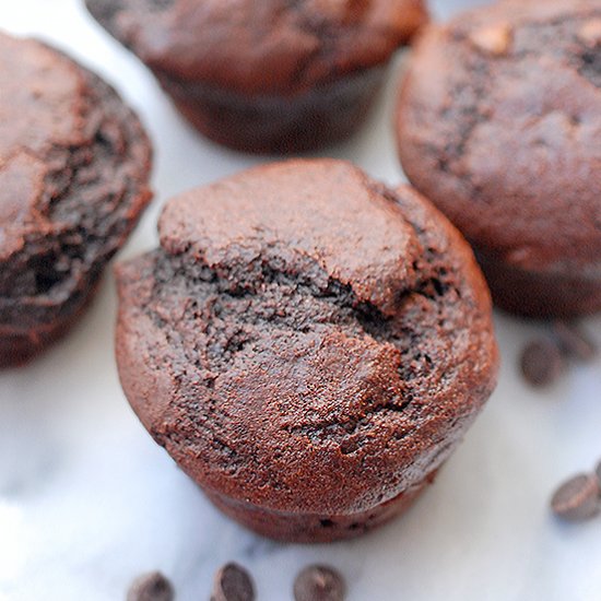 Double chocolate chip muffins