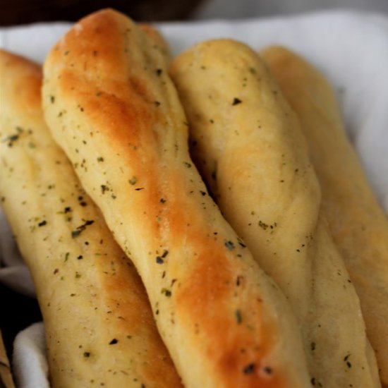 Rustic Italian Breadsticks