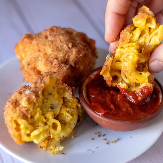 Vegan Fried Mac and Cheese Balls