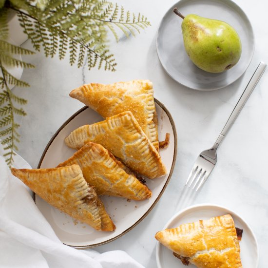 VEGAN SPICED PEAR TURNOVERS