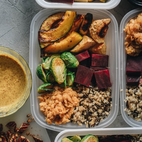 Winter Buddha Bowl Meal Prep