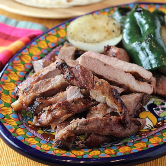 Anchovy Pork Asada