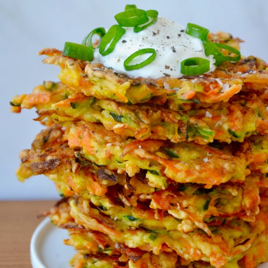 Quick and Crispy Vegetable Fritters