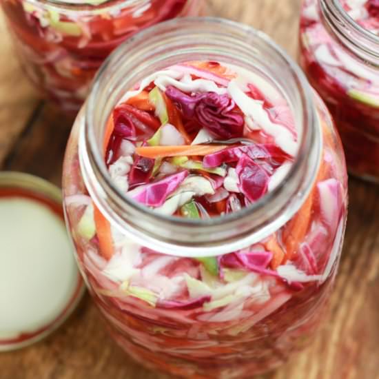 Quick Pickled Vegetables