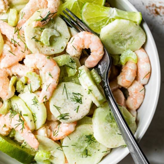 Creamy Shrimp and Celery Salad