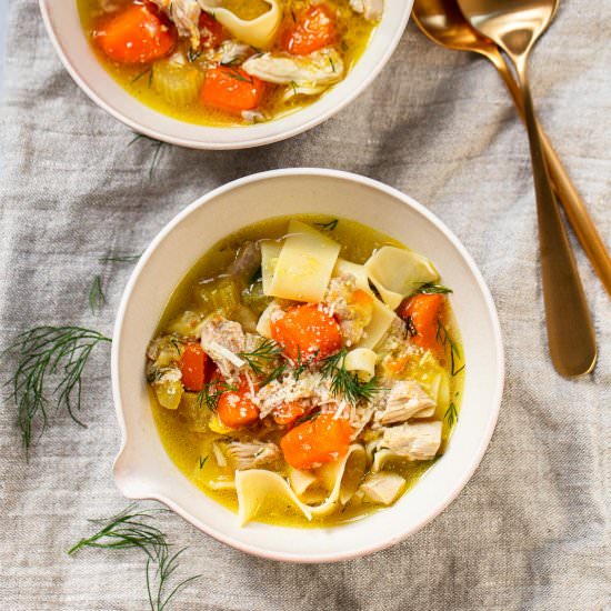 Italian Chicken Noodle Soup