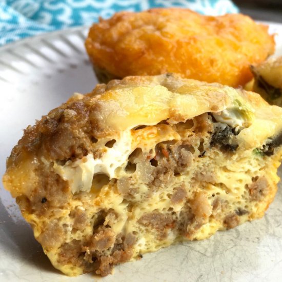 Vegetarian “Sausage” Breakfast Muffin