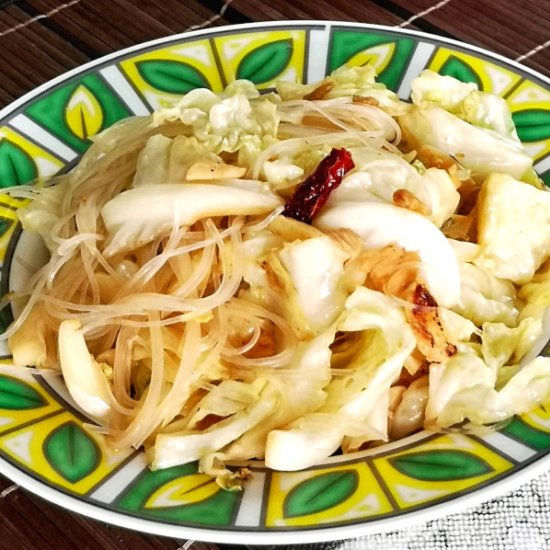 Cabbage stir-fry (Chinese style)