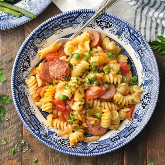 Smoked Sausage Pasta Bake