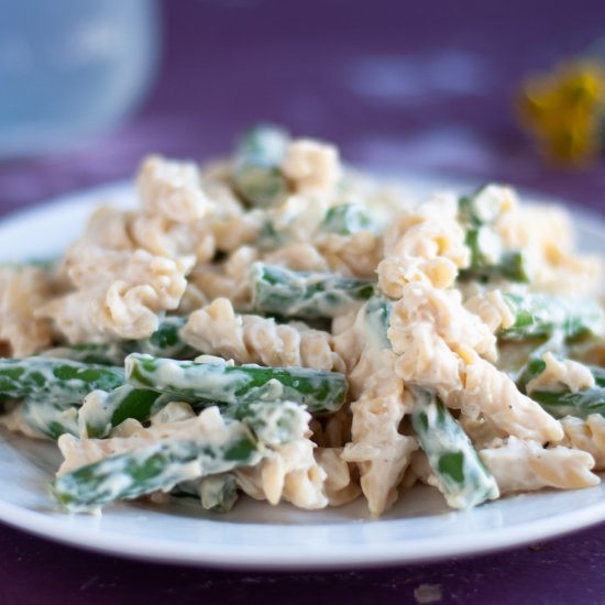 Creamy Green Bean Pasta