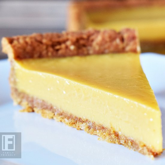 Mango Pie with Coconut Crust