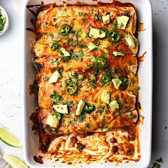 Black Bean Enchiladas