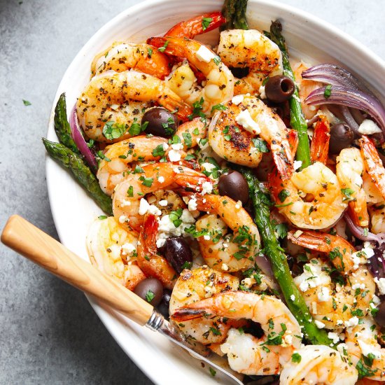 Sheet Pan Mediterranean Shrimp